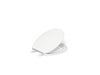 KOHLER K-4775 Brevia Quick-Release round-front toilet seat, white