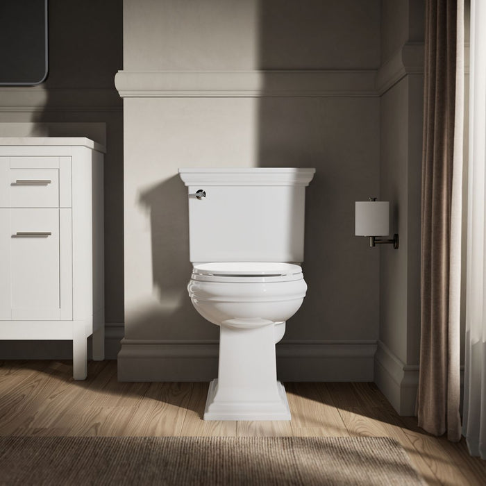 KOHLER K-4775 Brevia Quick-Release round-front toilet seat, white - view 4