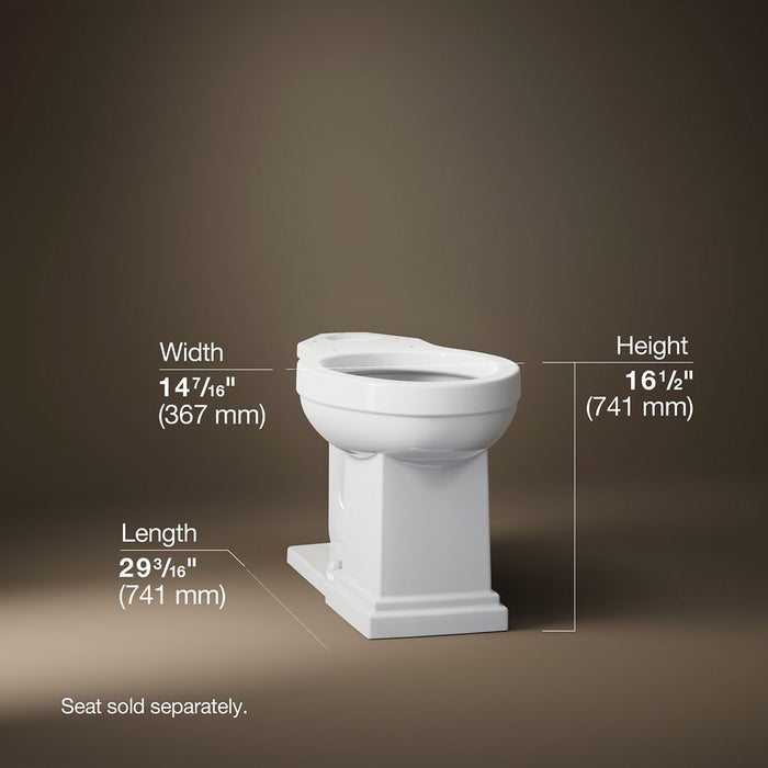 KOHLER K-4799 Tresham Elongated toilet bowl