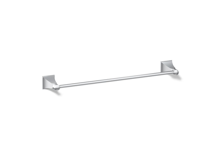 KOHLER K-485 Memoirs 18" towel bar, polished chrome