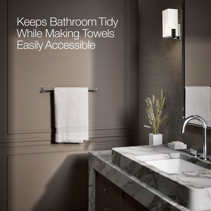 KOHLER K-485 Memoirs 18" towel bar, polished chrome - view 5