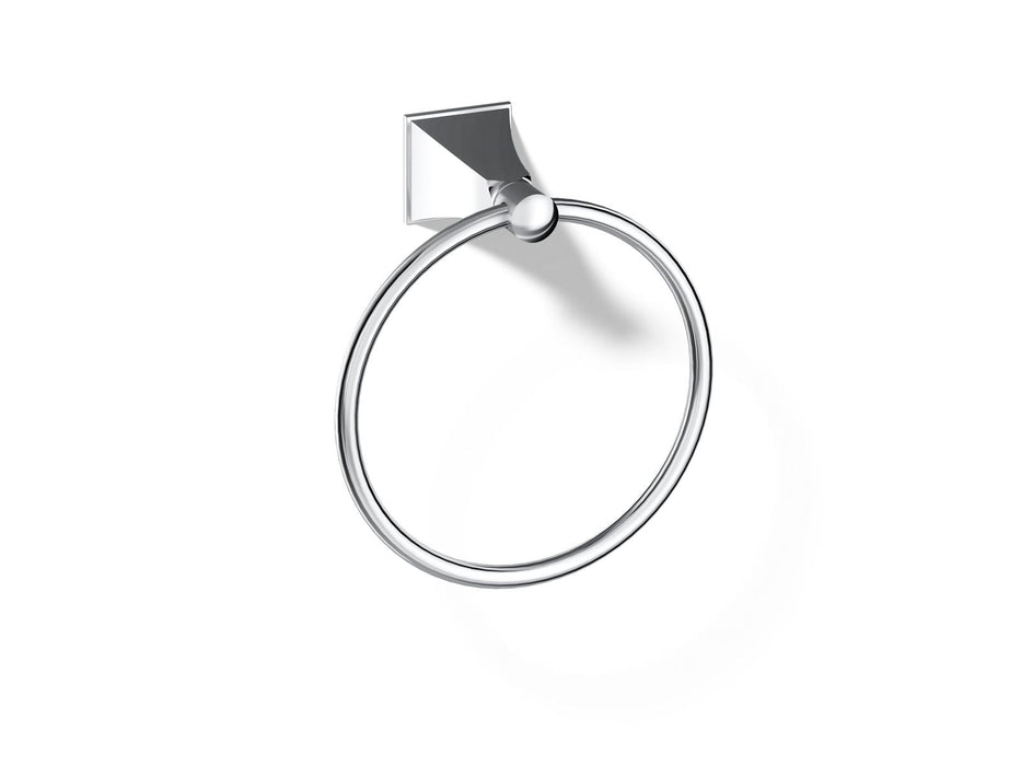 KOHLER K-487 Memoirs Towel ring, polished chrome