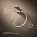 KOHLER K-487 Memoirs Towel ring, vibrant brushed bronze - view 4