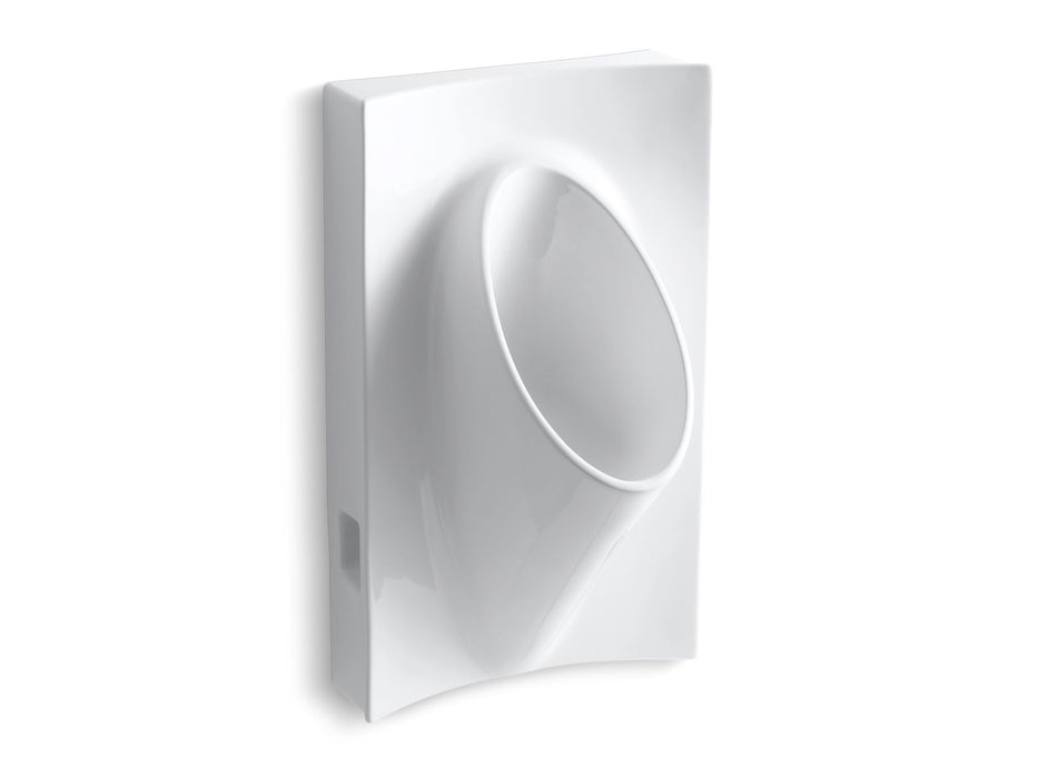 KOHLER K-4919-0 K-4919 Steward Half-stall Waterless Urinal, white