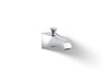 KOHLER K-496 Memoirs Wall-mount bath spout with diverter, polished chrome
