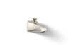KOHLER K-496 Memoirs Wall-mount bath spout with diverter, vibrant brushed nickel