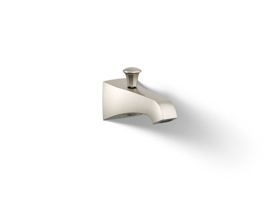 KOHLER K-496 Memoirs Wall-mount bath spout with diverter, vibrant brushed nickel