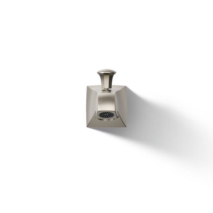 KOHLER K-496 Memoirs Wall-mount bath spout with diverter, vibrant brushed nickel - view 4