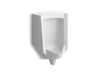 KOHLER K-4991-ER Bardon Washout half-stall 0.125–1.0 gpf urinal, rear spud, white