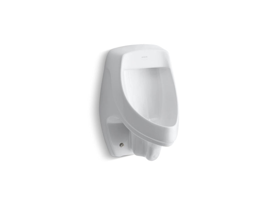 KOHLER K-5016-ER Dexter Siphon-jet half-stall 0.5–1.0 gpf urinal, rear spud, white