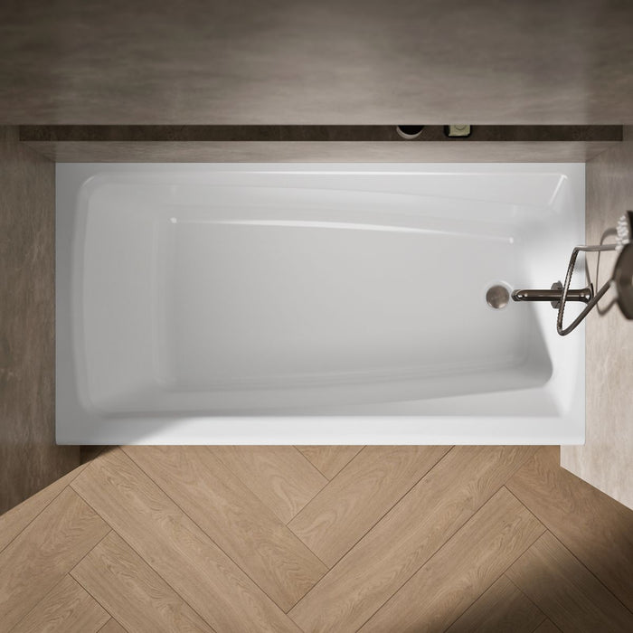 KOHLER K-506 Mendota 60" x 32" alcove bath, right drain