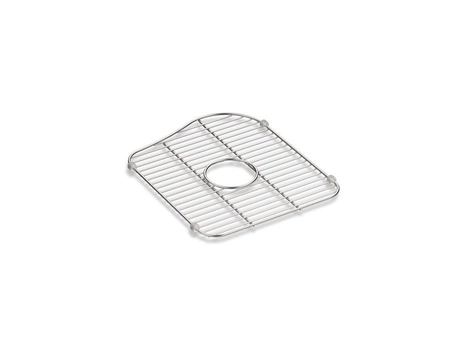 KOHLER K-5117 Staccato Stainless steel large sink rack, 13-1/4" x 15-7/8", for right-hand bowl