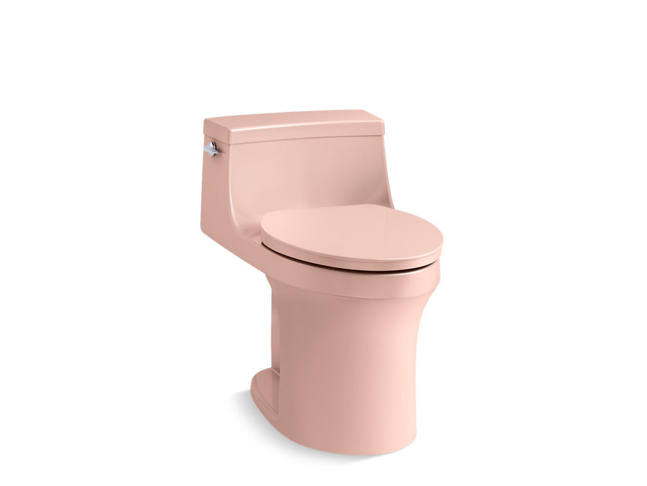 KOHLER K-5172 San Souci One-piece compact elongated toilet with concealed trapway, 1.28 gpf