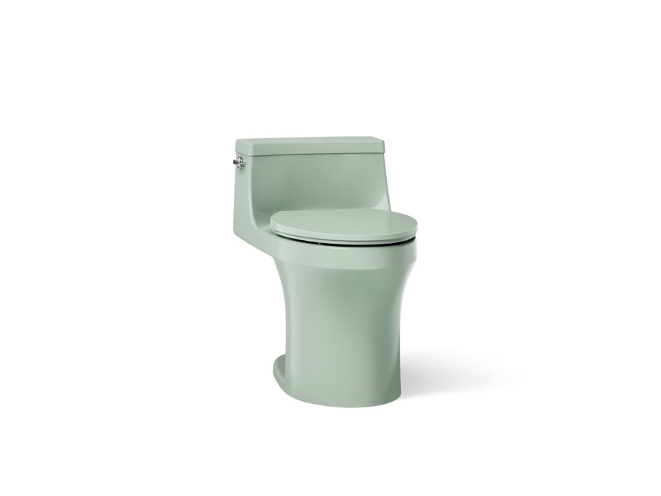 KOHLER K-5172 San Souci One-piece compact elongated toilet with concealed trapway, 1.28 gpf, aspen green