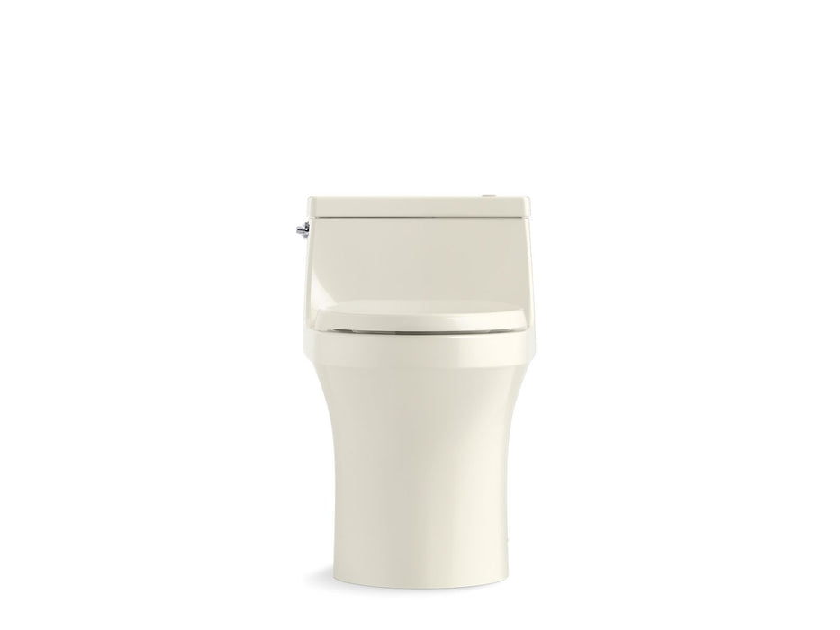 KOHLER K-5172 San Souci One-piece compact elongated toilet with concealed trapway, 1.28 gpf, biscuit - view 2