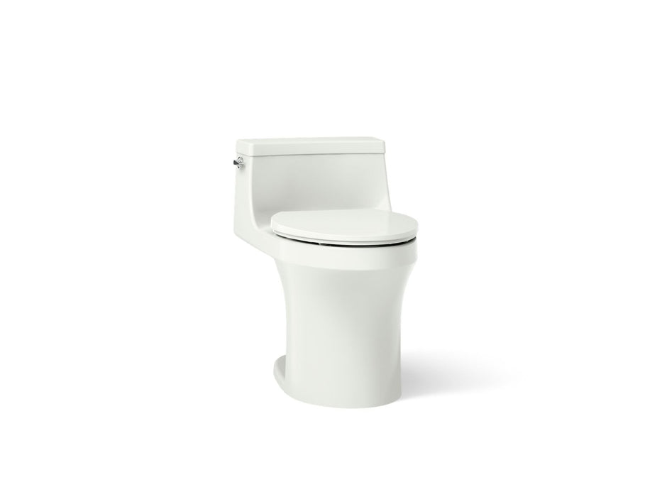 KOHLER K-5172 San Souci One-piece compact elongated toilet with concealed trapway, 1.28 gpf