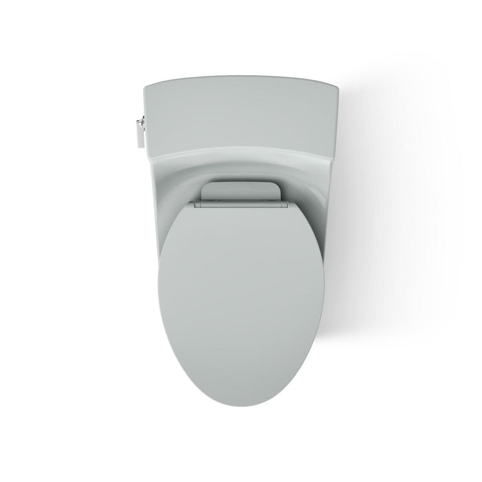 KOHLER K-5172 San Souci One-piece compact elongated toilet with concealed trapway, 1.28 gpf