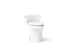 KOHLER K-5172-HC San Souci Hidden cord one-piece compact elongated toilet with concealed trapway, 1.28 gpf toilet, white