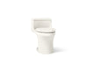 KOHLER K-5172-RA San Souci One-piece compact elongated toilet with concealed trapway, 1.28 gpf, biscuit