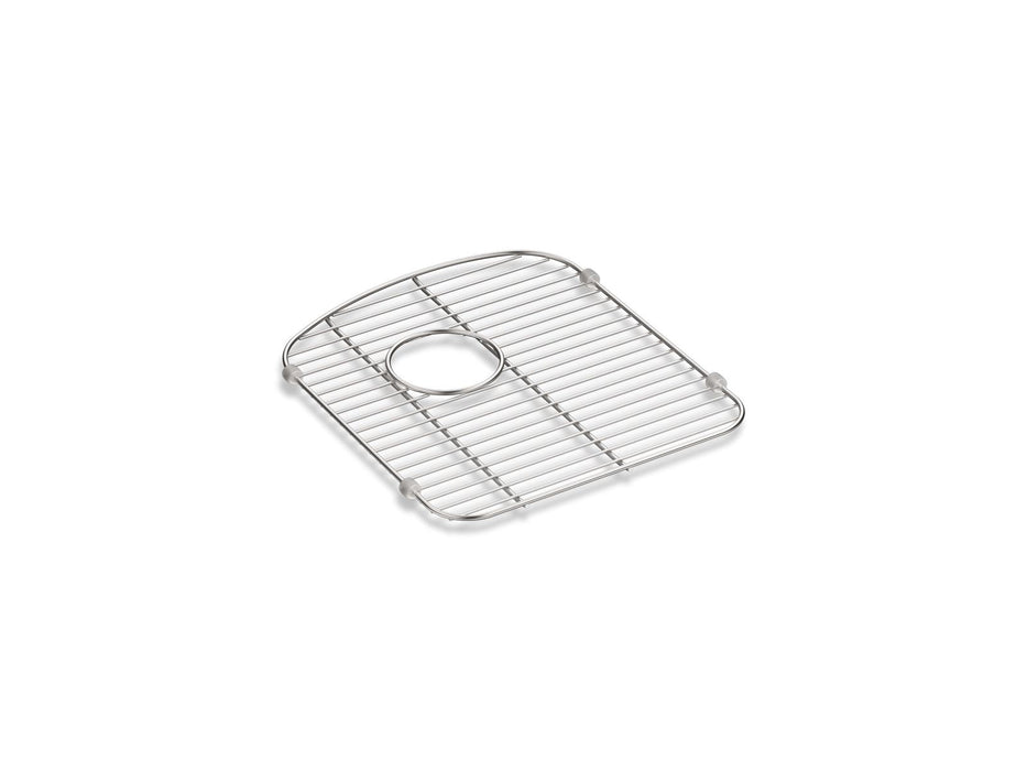 KOHLER K-5180 Langlade Stainless steel sink rack, 13-1/2" x 15-1/4", for right-hand bowl