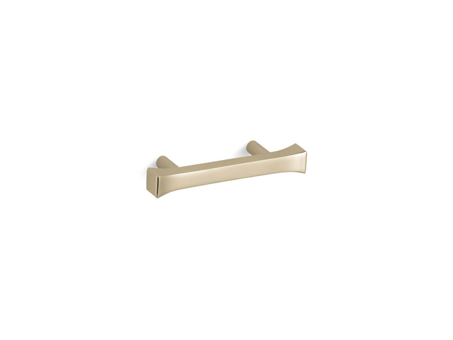 KOHLER K-523 Memoirs 3" cabinet pull, vibrant french gold