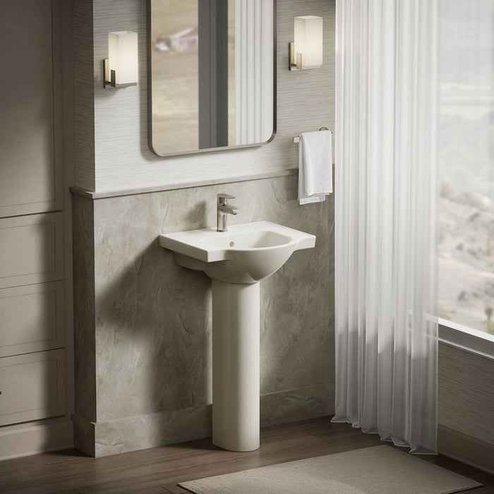 KOHLER K-5246 Veer Pedestal, biscuit - view 2