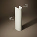 KOHLER K-5246 Veer Pedestal, biscuit - view 3