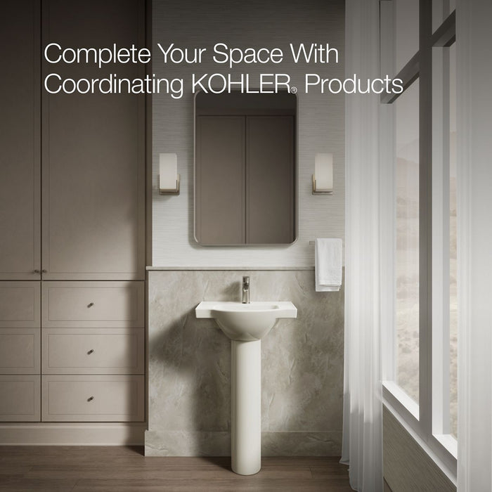 KOHLER K-5246 Veer Pedestal, biscuit - view 5