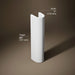 KOHLER K-5246 Veer Pedestal, white - view 5
