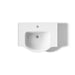 KOHLER K-5266-1 Veer 24" rectangular pedestal bathroom sink, white - view 3