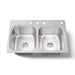 KOHLER K-5267-4 Verse 33" top-mount double-bowl kitchen sink, stainless steel - view 4