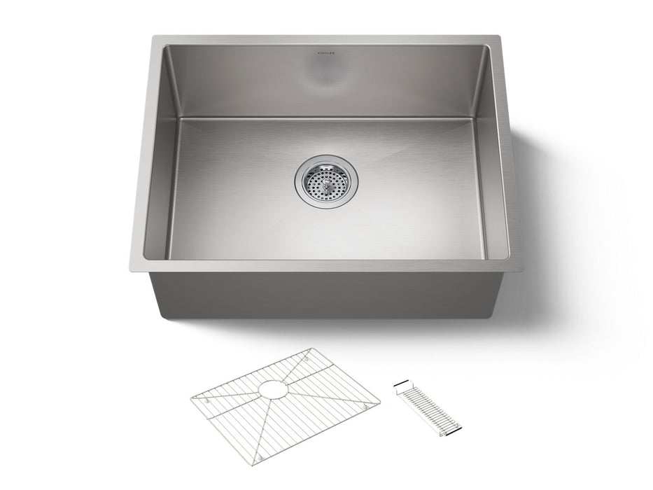 KOHLER K-5286 Strive 24" undermount single-bowl kitchen sink, stainless steel