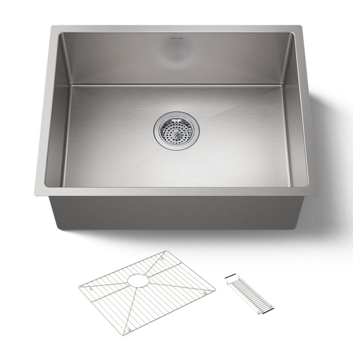 KOHLER K-5286 Strive 24" undermount single-bowl kitchen sink, stainless steel - view 3