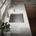 KOHLER K-5286 Strive 24" undermount single-bowl kitchen sink, stainless steel - view 5