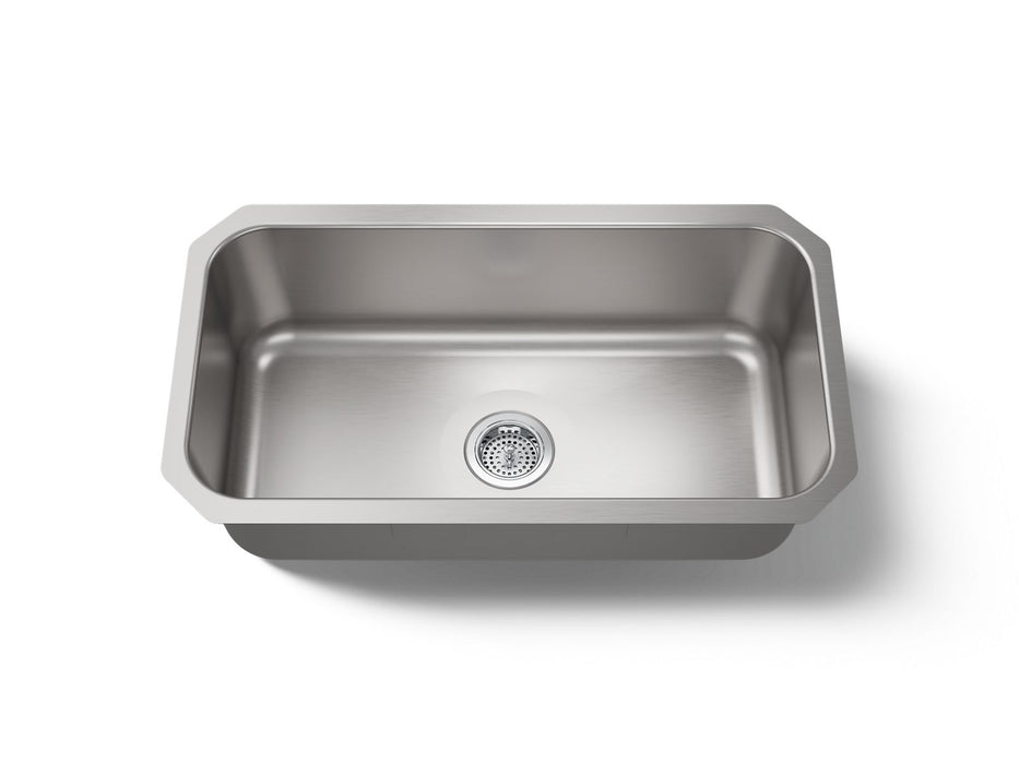KOHLER K-5290 Undertone 31-1/4" undermount single-bowl kitchen sink, stainless steel