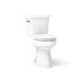 KOHLER K-5298 Highline Two-piece elongated toilet, 1.0 gpf, white