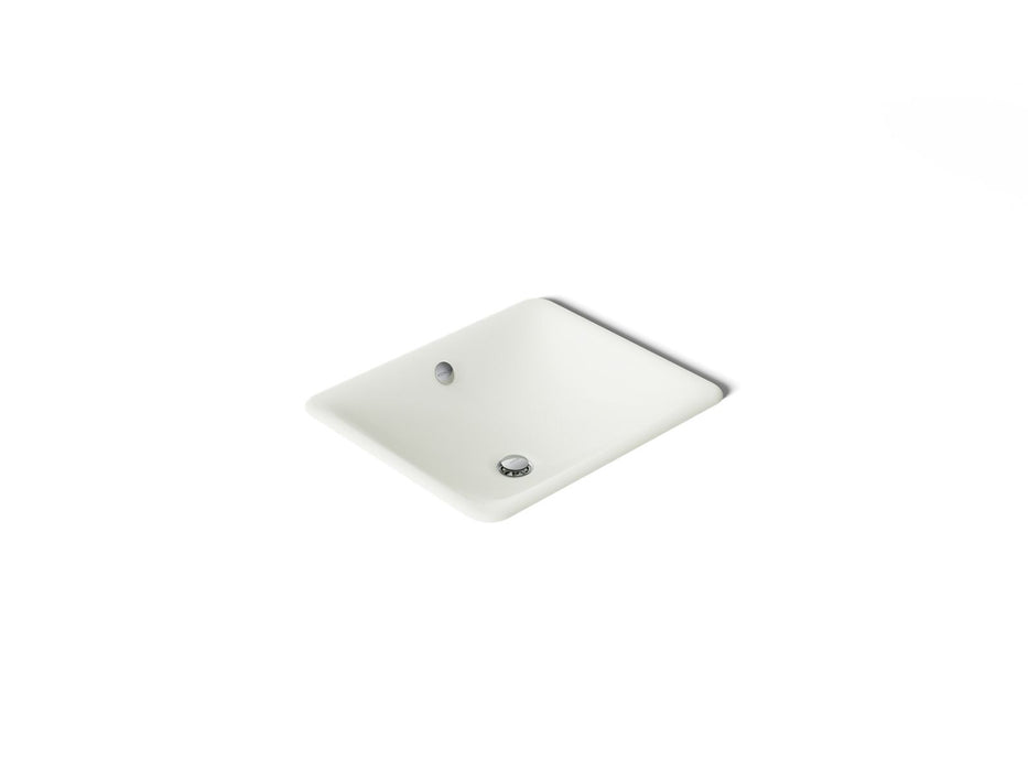 KOHLER K-5400 Iron Plains 18-1/2" rectangular drop-in/undermount bathroom sink, dune