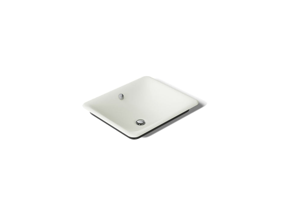KOHLER K-5400-P5 Iron Plains 18-1/2" rectangular vessel bathroom sink, dune