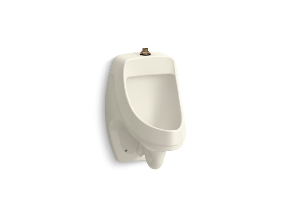 KOHLER K-5452-ET Dexter Washout half-stall 0.125 gpf urinal, top spud, biscuit