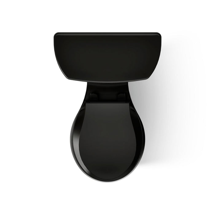 KOHLER K-5481 Highline Two-piece round-front toilet, 1.28 gpf - Black Black