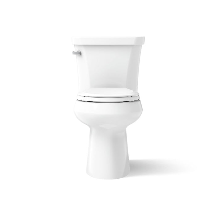 KOHLER K-5481 Highline Two-piece round-front toilet, 1.28 gpf - White