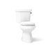 KOHLER K-5481-RA Highline Two-piece round-front toilet, 1.28 gpf - White
