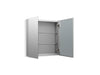 KOHLER K-55063 Embark Slim 25" x 26" rectangular two-door medicine cabinet, not applicable - view 3
