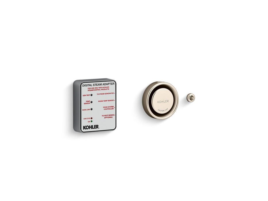 KOHLER K-5548-K1 Invigoration Series DTV+ Digital steam adapter kit, vibrant brushed bronze