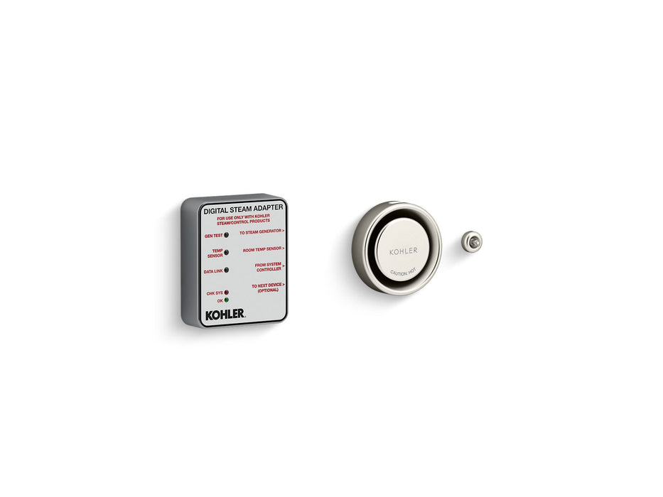 KOHLER K-5548-K1 Invigoration Series DTV+ Digital steam adapter kit, vibrant brushed nickel