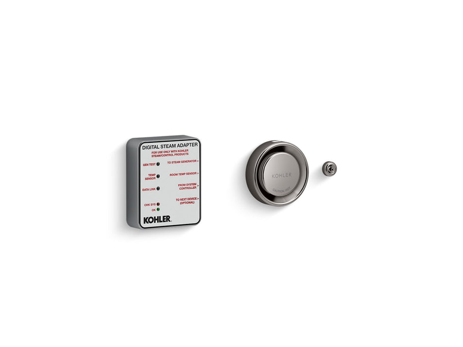 KOHLER K-5548-K1 Invigoration Series DTV+ Digital steam adapter kit, vibrant titanium