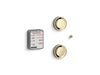 KOHLER K-5549-K1 Invigoration Series DTV+ Tandem digital steam adapter kit, vibrant french gold