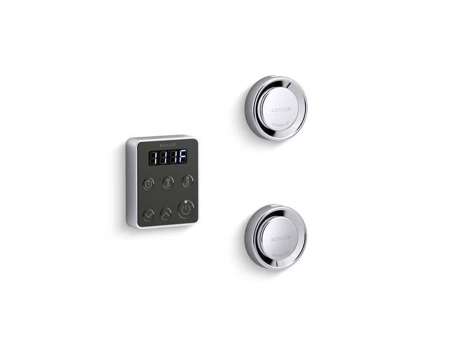 KOHLER K-5558 Invigoration Series Tandem steam generator control kit, polished chrome