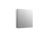 KOHLER K-56003 Embark Premium XL 25" x 26" rectangular two-door medicine cabinet, not applicable