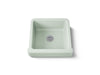 KOHLER K-5664 Whitehaven 23-1/2" undermount single-bowl farmhouse kitchen sink, aspen green